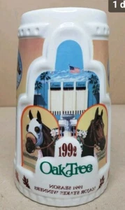 Collectible 1992 Oak Tree Stakes Winning Trainers Beer Stein Cup Mug Rare  - Picture 1 of 4