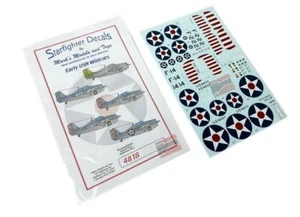 1/48 Starfighter Decals F4F-3 Wildcat Early USN Wildcats - Picture 1 of 1