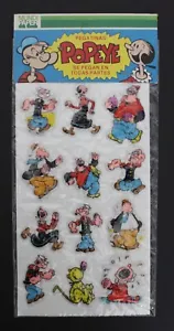 1981 POPEYE STICKER SHEET King Features Syndicate 19 x 9 cm. (7.5" x 3.5") #2 - Picture 1 of 6