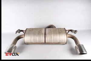 08-15 Mitsubishi Lancer EVO X OEM Exhaust, Under 3000 Miles - Picture 1 of 11
