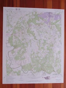 Copperas Cove Texas 1979 Original Vintage USGS Topo Karte - Bild 1 von 1