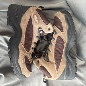 Yukon Boots Mens 9 M Yuma Hiking Trail Ankle Brown Leather Lace Up Comfort - Picture 1 of 11