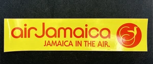 Vintage Air Jamaica Bumper Sticker 1980s 11” Airlines - Picture 1 of 6