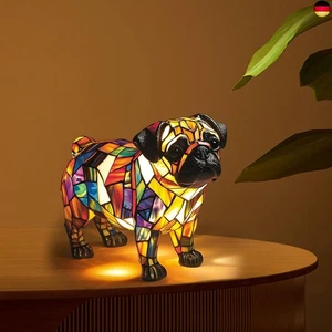 Gartenstadl Leuchthund - Handgefertigte Lampe, die Herzen Erstrahlen lässt, - Bild 1 von 4