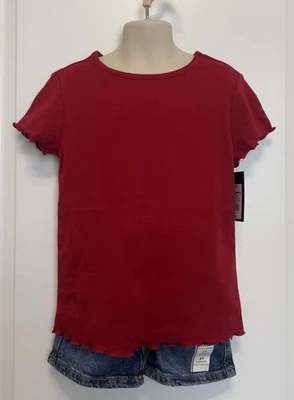 2 Pack Girls’ Red Velvet T-shirt Size M (8) - Art Class - Image 1 of 4