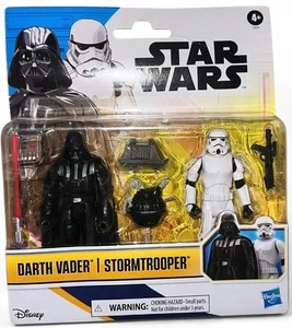 Star Wars Epic Hero Series Darth Vader & Stormtrooper Hasbro NIH - Picture 1 of 2