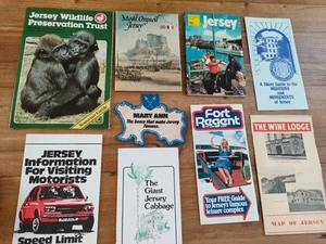 JERSEY 1960s - 1980s: Collection of Souvenir Guides, Leaflets & Maps VG - Bild 1 von 24