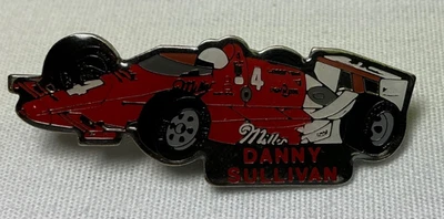 Vintage Miller Indy Car Driver Danny Sullivan Enamel  Lapel Pin - Image 1 of 4