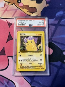 Pokémon TCG Base set Pikachu First Edition “German” 58/102 - Picture 1 of 2