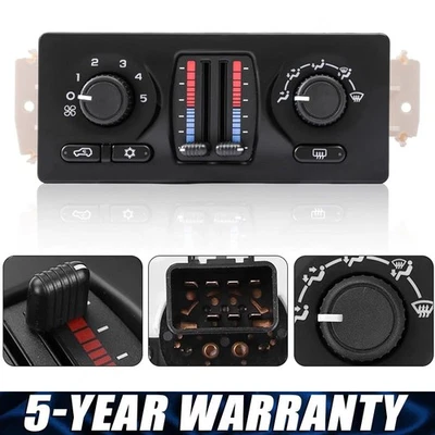 Manual A/C Heater Climate Control Module for Chevrolet Silverado Sierra 1500 NEW - Image 1 of 4