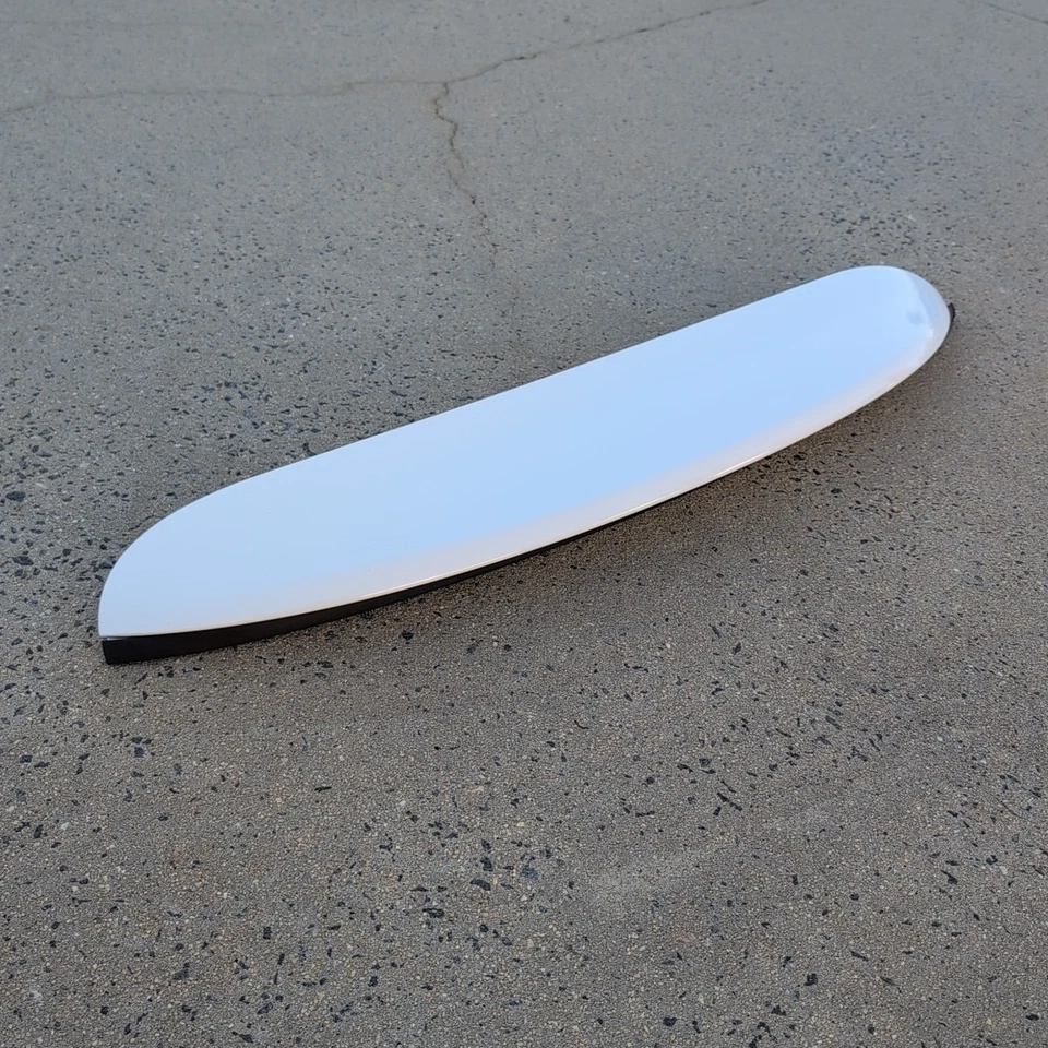 2007 - 2013 Mini Cooper S JCW Hatchback Rear Spoiler White R56 PN 51622753758 - Image 1 of 4