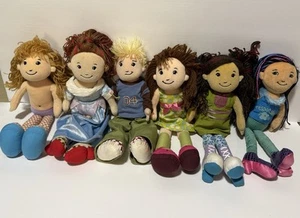 Groovy Girls Plush Dolls Lot Of 6 Bindi, Kayla, Brandon, Dinah, Kinzey, Ruby Mae - Picture 1 of 14
