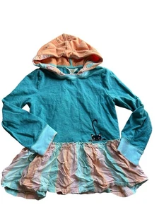 Matilda Jane Hoodie Girls Size 8 Just Imagine Jacqueline Cat Top *FLAWED* - Picture 1 of 6