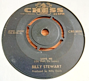 Billy Stewart   :  Love Me    / Why Am I Lonely     -  UK  Chess  -  60's Soul - Picture 1 of 2
