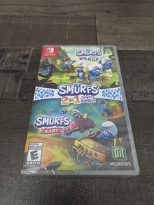 Colección de juegos Pitufos 2 en 1: Mission Vileaf y Smurfs Kart - Nintendo Switch - Imagen 1 de 12