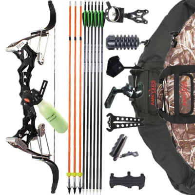 30-75lBS Compound Bow Fishing  Let off 55%-80% Shoot JUNXING NITIO Archery Hunt - Image 1 of 4