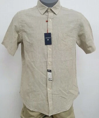 Daniel Cremieux Classics Khaki Woven S/S Men's Shirt NWT $79.50 Choose Size - Image 1 of 3