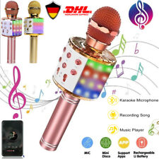 NEU Bluetooth Karaoke Mikrofon Tragbares Handmikrofon für Kinder und Erwachsene