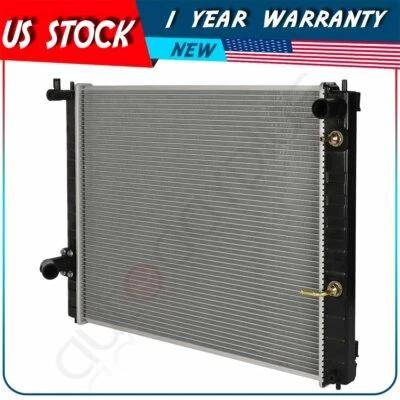 Алюминиевый радиатор подходит для Infiniti FX35 2009-2012 4-дверный 3,5 л серебристый поперечный поток - Изображение 1 из 4