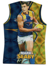 2009 AFL PINNACLE DIE-CUT HOLOGRAPHIC GUERNSEY - GDC173 Mark SEABY (WEST COAST)