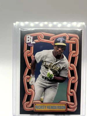024 Topps Big League Rickey Henderson CHAINS #TBL-22 Oakland Athletics - Image 1 of 2