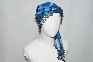 Foulard Berbère Amazigh bereber parure foulard, tocado bereber Marruecos - Imagen 1 de 5