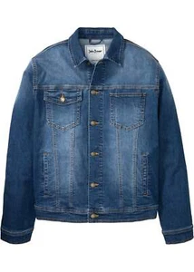 Jeansjacke Regular Fit Gr. 46 Blau Denim Used Herren Jeans-Jacke Sakko Neu - Bild 1 von 1