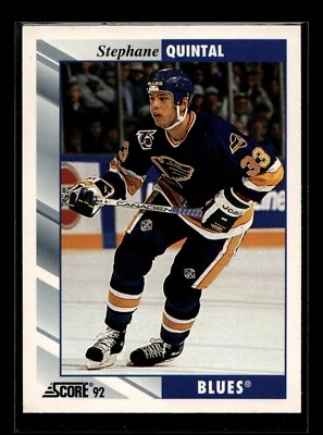 1992-93 Score #242 Stephane Quintal (NM)(HKY) - Image 1 of 2