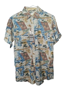 Bohio Breeze kurzärmliges Hawaiihemd mit Knopfleiste und Tasche für Herren... - Bild 1 von 3