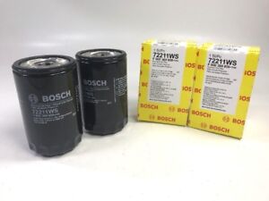 2x OEM Spin On Bosch Ford Toyota Subaru Engine Oil Filter Kit 72211WS MADE USA