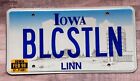 Iowa 1998 Personalized License Plate #BLCSTLN black stallion ford mustang sign