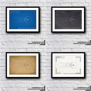 Star Trek - Enterprise NCC-1701-B - Plan Minimalista - Clase Excelsior - Imagen 1 de 9