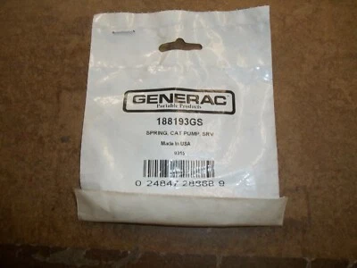 BRIGGS & STRATTON NOS NEW PART GENERAC HUSQVARNA PUMP SPRING CAT 188193GS - Image 1 of 3