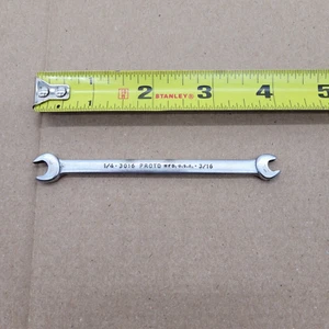 Vintage Proto 3016  1/4" x 3/16" Double Open Wrench Made In USA - Picture 1 of 6