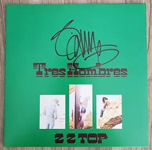 Billy Gibbons Signed ZZ Top - Tres Hombres Vinyl Record Album LEGEND RAD - Picture 1 of 1
