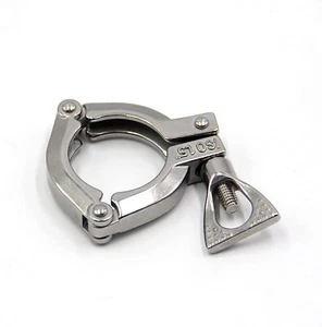 1.5 Three Segment Sanitary Clamp Tri Clamp Clover Stainless Steel 304 - Picture 1 of 2