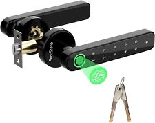 Secustone Fingerprint Door Lock Keyless Entry Door Lock Smart Lock with Keypa...