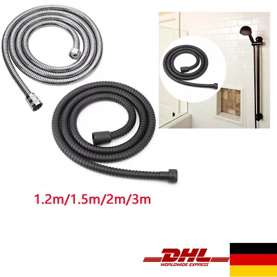 Edelstahl Duschschlauch Brauseschlauch Flexibel Bad Schlauch für Dusche 1.2m-3m - Bild 1 von 4