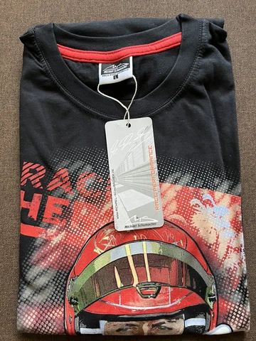 Michael Schumacher Shirt L World Champion Racing Gran Prix Formula 1 Ferrari Cover