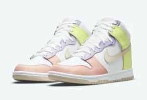 Größe 11,5 US Damen Nike Dunk High Kaschmir Zitrone Twist DD1869-108 Neu mit Box - Bild 1 von 12
