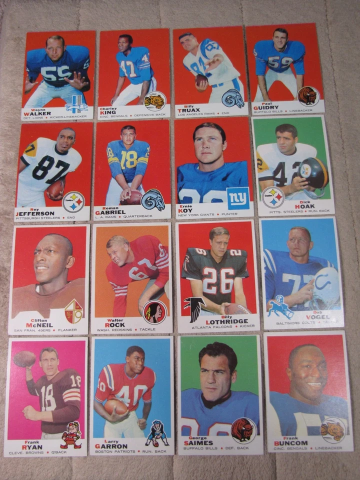 1969 Topps Football EX/MT or better (Pick Choose Complete) - Image 1 of 1