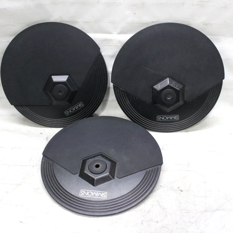 Электронная тарелка для барабана Simmons S500CYM10S 10 дюймов Crash Ride лот из 3 - Изображение 1 из 4