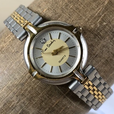 Reloj Pierre Cardin Mujer Moda Diamante Acento Dos Tonos Cuarzo 22mm 7 1/2" Foto 1 de 4