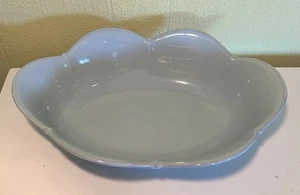 Casafina MERIDIAN Blue Haze Scalloped Oval Serving Bowl ME934-BLU New w/tag - Picture 1 of 10