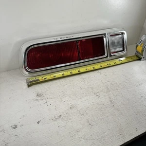 Used OEM Ford Chrome LH Tail Light With Lens  1970 To 1976 Ford Maverick Pinto - Foto 1 di 11