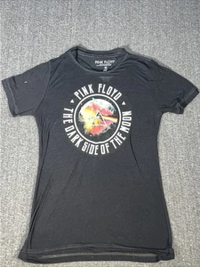 Camiseta Pink Floyd L negra transparente lado oscuro de la luna para mujer delgada negra transparente - Imagen 1 de 7
