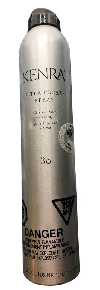 New Kenra 30 Ultra Freeze Spray 10 oz Ultimate Hold Hairspray  - Image 1 of 3