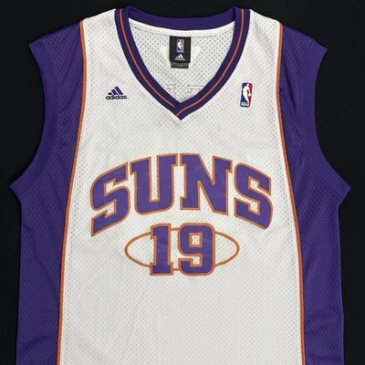Редкая мужская футболка универсального игрока Adidas Raja Bell Phoenix Suns No19 домашняя белая большого размера - Изображение 1 из 4
