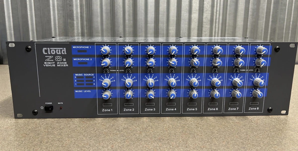 Cloud Electronics Z8ii Eight Zone Venue Mixer 19