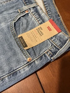 Pantalones de mezclilla Levis 559 para hombre calce relajado pierna recta 38 x 29 nuevos - Imagen 1 de 7
